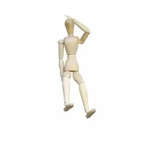 고품질 목각인형16(여) 40cm W60-08 관절인형 뎃셍보조용품 W59BE24