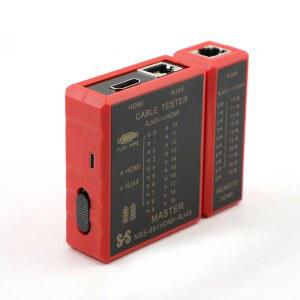 다기능 HD 호환 이더넷 테스터 네트워크 케이블 RJ45 Lan 8P8C POE Anti Burn RJ11 전화선 보호