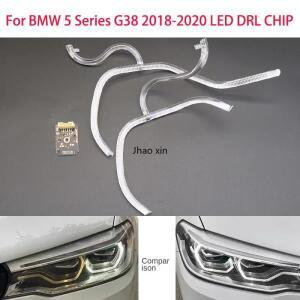 BMW 5 시리즈 G30 2018 2020 LED 자동차 헤드라이트 DRL 라이트 스트립, 엔젤 아이즈 칩 밸러스트 모듈 조