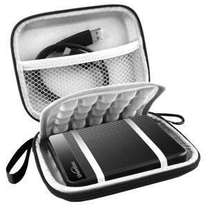 UNIONSINE 울트라 슬림 휴대용 외장 하드 드라이브 1TB 2TB 4TB 5TB 750GB 500GB 320GB 250GB USB 3.0 2.5인치 HDD EVA 충격 방지 여행 가방 블랙