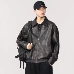 남사친 빈티지 가죽 터프한 항공 자켓 점퍼 봄가을 프리미엄 코트 원픽3
