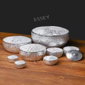 주석잔 스파숍 태국 식당 실버/골드 마사지샵 동남아 술잔 특이한
