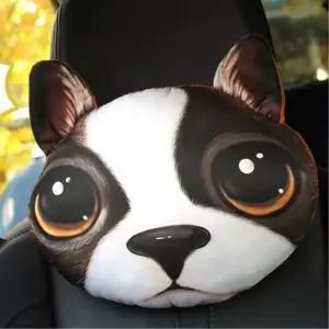 애니멀 차량 목쿠션 랜덤발송 차량용베개 목베개쿠션 운전석목부분거치대 (WD9E007)