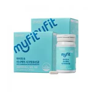 매장정품 MYFIT 이너케어 질유래 여성 시크릿유산균 30캡슐 2박스 (2개월분)