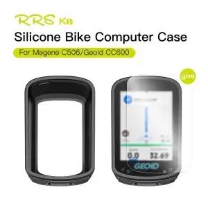 Geoid CC600 Magene C506 GPS 실리콘 보호 커버 스크린 자전거 스마트 속도계 컴퓨터 케이스에 대한 RRSKIT