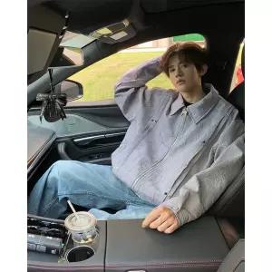 세군다 추동 여사친 하프 반 상의 코트 트위드 슬림핏 DOS3