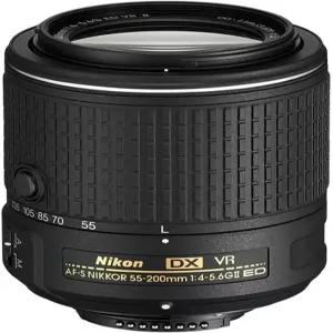 NIKON AFS DX NIKKOR 55200mm f/456G ED VR II 렌즈 화이트 박스 ()