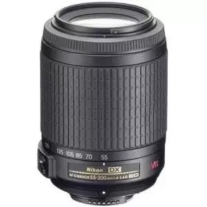 니콘 55200mm f/456G ED IF AFS DX VR 진동 감소 줌 렌즈 벌크 포장 화이트 박스 새 제품
