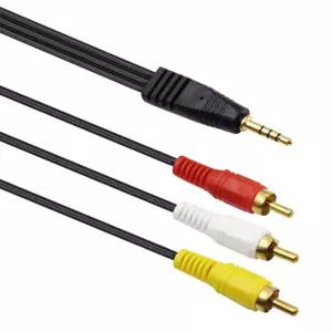 Roku HD 미디어 스트리머 TV 박스 플레이어용 EASWEL 3 RCA 오디오 비디오 케이블 리드