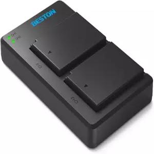 캐논 EOS 레벨 T7 T6 T5 T3 T00 00D 200D 2000D 4000D DSLR 카메라용 BESTON LPE0 배터리 및 충전 베이스