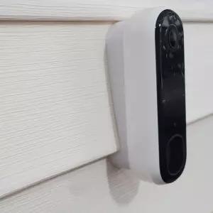 Arlo 비디오 초인종 2K 2세대 3D 프린팅과 호환되는 비닐 사이딩 장착 각도 조절 자외선 저항 4인치 표준