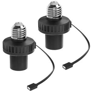 Wyze Cam v3/v4/v3 Pro/OG Pan v3 카메라용 E26 소켓 USB 어댑터 5V 2A LED 스트립 및 설치가 간편한 UYODM