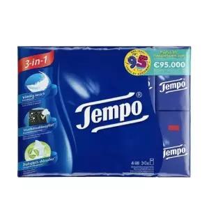 템포 4겹 휴지 tempo 포켓 티슈 휴대용 티슈 화장지 30개입