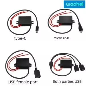2V 5V 2A 3A 스텝다운 C 벅 CE 전원 타입 모듈 미니 공급 USB 컨버터 RO USB 2V 24V to 5V 3A