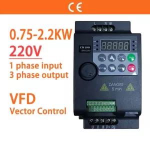 220V 0 75KW/ 5KW/2 2KW /3 제어 인버터용 /2 모터 속도 경제적인