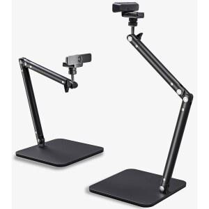 루피아 웹캠 카메라 스탠드 휴대폰 마운트 웹캠용 견고한 책상 마운트 C922 C930E C920S C920 C615 C960 C920X BRIO 4K 1/4인치 스레드의 라이트 iLL