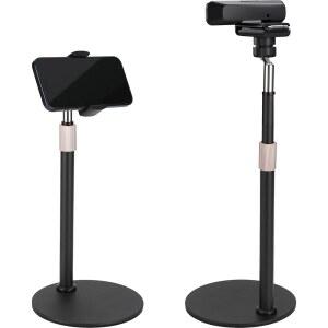 TOMGEAR B15 올 메탈 웹캠 폰 데스크 카메라 스탠드 360 회전 홀더 C960 C930E C920S C922X C922 브리오 4K C925E C615 및 기타 1/4인치 스레드 장치용 iBY