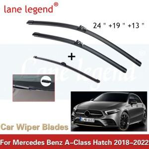 메르세데스 벤츠 A 클래스 W177 2018 - 2022 용 전면 후면 와이퍼 블레이드 앞 유리 액세서리 A180 A200