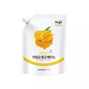아임요 망고 베이스 잼류 1kg 과일 요거트 스무디