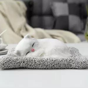 차량용 리얼펫 잠자는 강아지 고양이 인형
