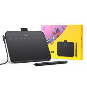 XPPen 6x4인치 그래픽 펜 태블릿 16384 압력 레벨 60° 기울기 지원 8개 단축키 PC 안드로이드 게임 osu