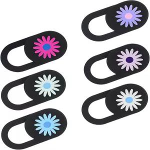 6팩 노트북 카메라 커버 슬라이드 컴퓨터 태블릿 스마트폰 PC용 웹캠 프라이버시 보호기