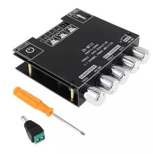 DIY 블루투스 오디오 및 트레블 베이스 컨트롤이 가능한 서브우퍼 2.1채널 50W x 2+100W DC 12V24V 파워