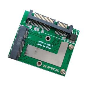 미니 PCIE SSD 어댑터 확장 카드 mSATA 2.5'' III 6.0Gbps 변환 노트북 PC 컨버터 라이저 모듈 보드