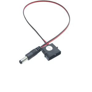 IDE 몰렉스 남성-DC 5.5mm x 2.1mm 변환기 어댑터 전원 공급 장치 케이블 12V 18AWG 와이어 50cm
