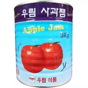 우림 사과 잼 3kg 사과 잼 업소용 대용량