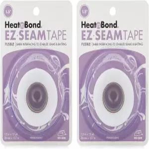 퀼트 배팅 및 솔기용 HeatnBond EZ 심 퓨즈블 시어 테이프 1.5인치 x 15야드 흰색 2팩