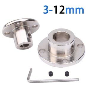 3mm 3 17mm 4mm 5mm 6mm 6 35mm 7mm 8mm 10mm 11mm 12mm 리지드 플랜지 커플 링 모터 가이드 샤프트 커플러 지원 커넥터