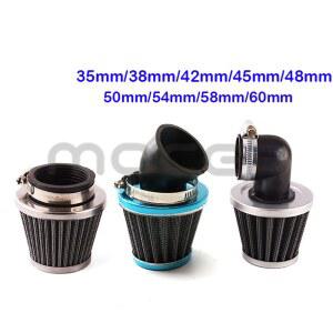 35/38/42/45/48/50/54/58/60mm 모터 사이클 Paddestoel Hoofd Luchtfilter Klem Op 에어 필터 스즈키