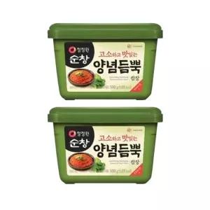 청정원 청정원 순창 양념 듬뿍 쌈장 500g 2개 고기전용 맛있는