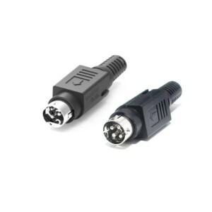 1PCS DIN 3/4/6/8/9/10Pin 남성 DC 전원 플러그 3/4P TFT LCD 평면 스크린 TV 용 이중 공급 장치 S 터미널