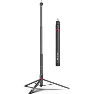울란지 T083 AT-05 접이식 라이트 스탠드 / 헤비 듀티 디자인 사진 알루미늄 2M 6단 망원경 조명 iWD