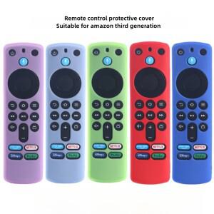 Fire Stick 4K MAX 3세대 원격 Glow-in-the-Dark Anti-Drop 방진 케이스용 실리콘 보호 커버 TV 제어용