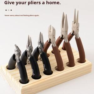 보석 세공 플라이어 세트  제작 도구  나무 팔레트가 포함된 미니 소형 키트  DIY 공예 비즈용