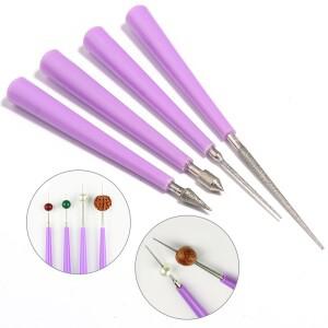 1PC 구멍 확대기 도구 비즈 리머 다이아몬드 확장 바늘 팁 리밍 파일 연마 세트 구슬 보석