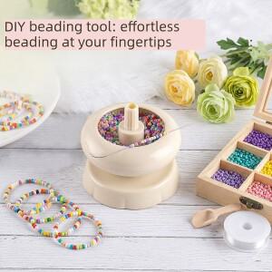 비즈 스피너  DIY 퀵 비딩 볼  손 회전식 클레이 허리띠  팔찌 제작용 용품