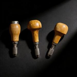 나무 손잡이가 있는 척이 보석 세공용 핀 바이스 - 와이어 랩핑  비딩  DIY 쥬얼리 제작 키트용 정밀 미세