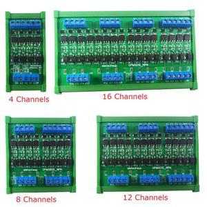 16CH 3V 릴레이 PLC 신호 PNP 모터 보드 5V NPN 12V 로직 디지털 24V MOS 스테이트 컨버터 솔리드 5A
