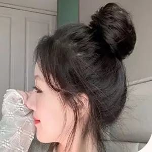 승무원 면접 올림머리 가발 자연스러운 똥머리 볼륨 피스-WFOLI1Q