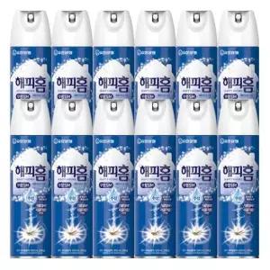 해피홈 에어로솔 수성 무향 모기 스프레이 500mlx12개 모기약