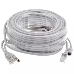 IP 카메라 연장 케이블 전원 공급 장치 RJ45 2 IN 1 네트워크 전선 IP 카메라용 5M/10M/20M/30M RJ45 연장