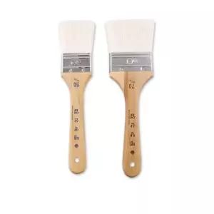 붓 유성 백색 일자 70mm 붓 페인트붓 페인트작업붓