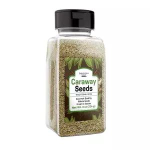 가식 없는 캐러웨이 씨앗(8온스) 정통 진한 풍미 빵 고급 통씨앗에 잘 어울립니다