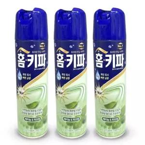 홈키파 수성 에어졸 파리 모기 살충제 퇴치제 500ml 3개 제라늄