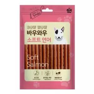 바우와우 소프트 연어 150g 강아지 져키 간식