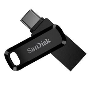 USB TYPE-C 장치용 SANDISK 2TB 울트라 듀얼 드라이브 GO 노트북 및 태블릿과 호환 최대 400MB/S 3.2 1세대 앱 블랙 SDDC3-2T00-G46 iPX